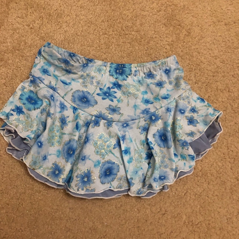 Child small ice skating dance skirt